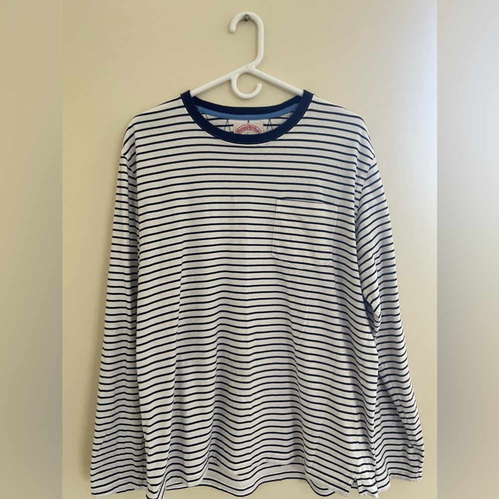 BrooksBrothers striped long sleeve shirt.